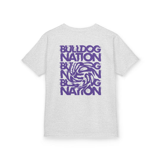 Bulldog Nation Glitch'd Out Youth T-Shirt