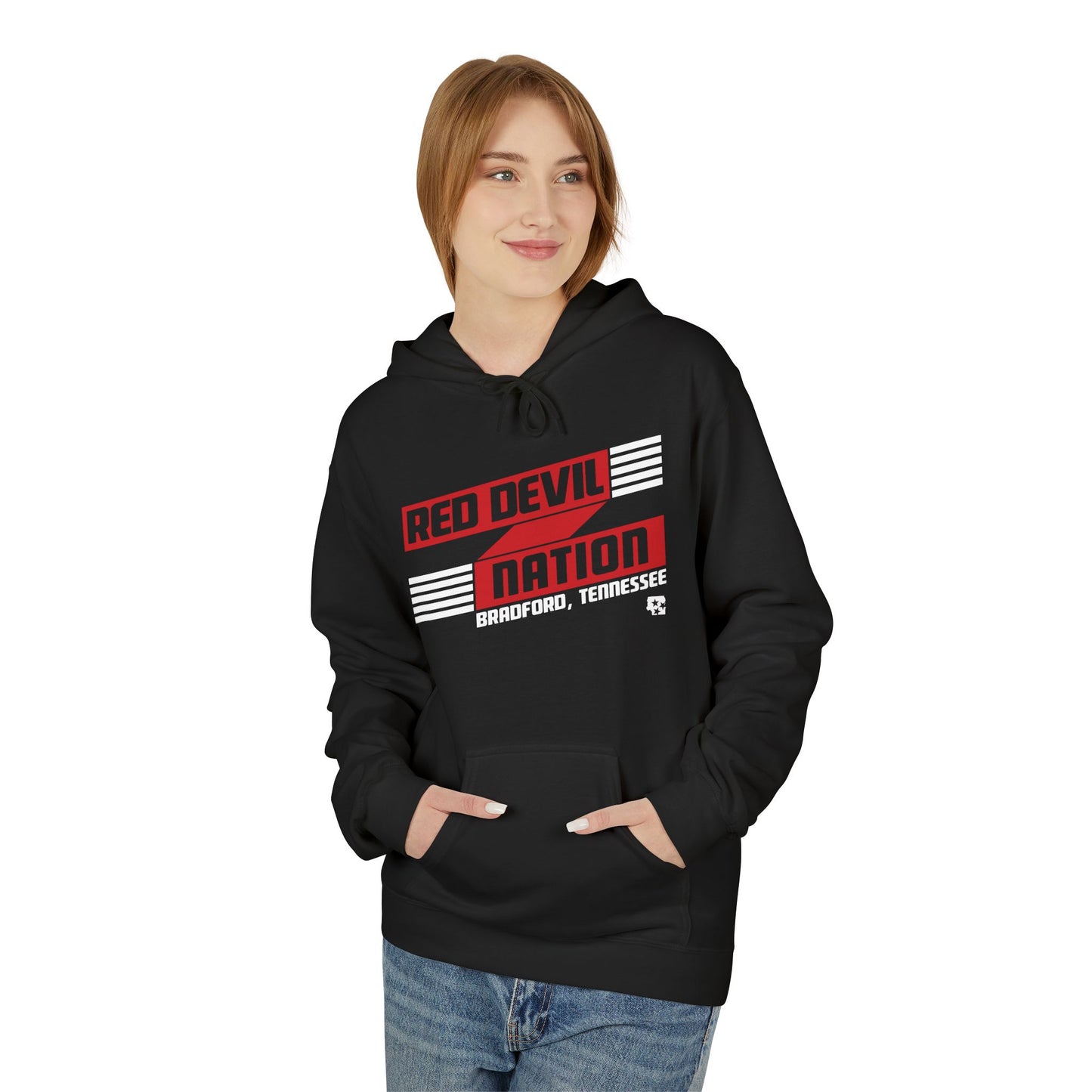 Red Devil Nation Banner Hoodie