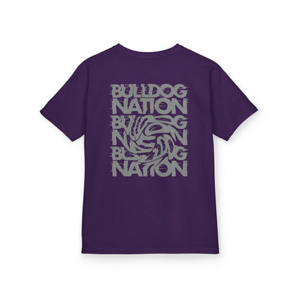 Bulldog Nation Glitch'd Out Youth T-Shirt