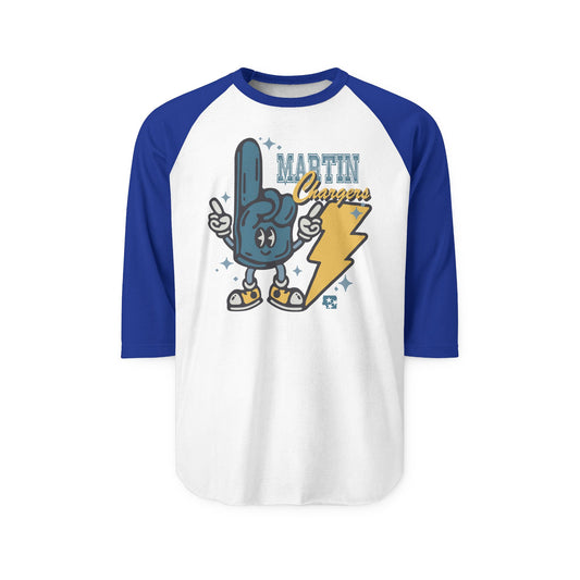 Martin Chargers Mascot Raglan