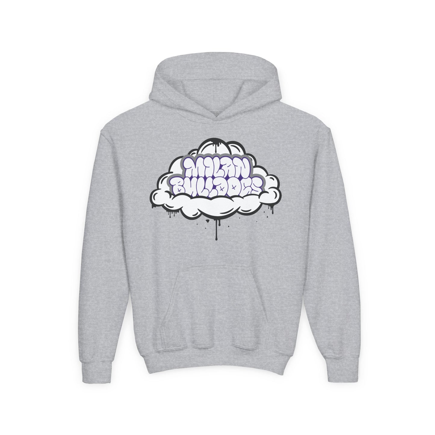 Milan Bulldogs In the Clouds Youth Hoodie