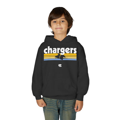 Chargers Logo Knockout Youth Hoodie