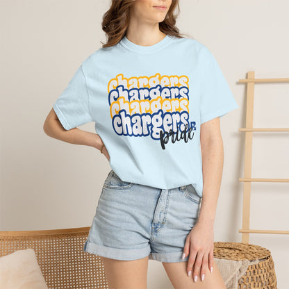 Chargers Bubbly Pride T-Shirt