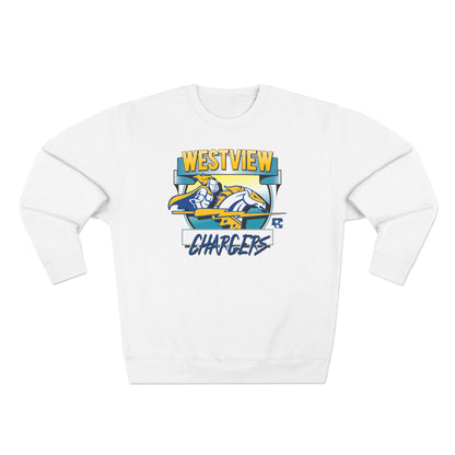 Westview Chargers Gradient Circle Fleece