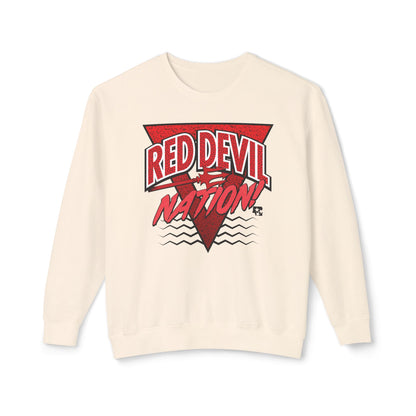 Red Devil Nation 90s Memphis Pattern Fleece