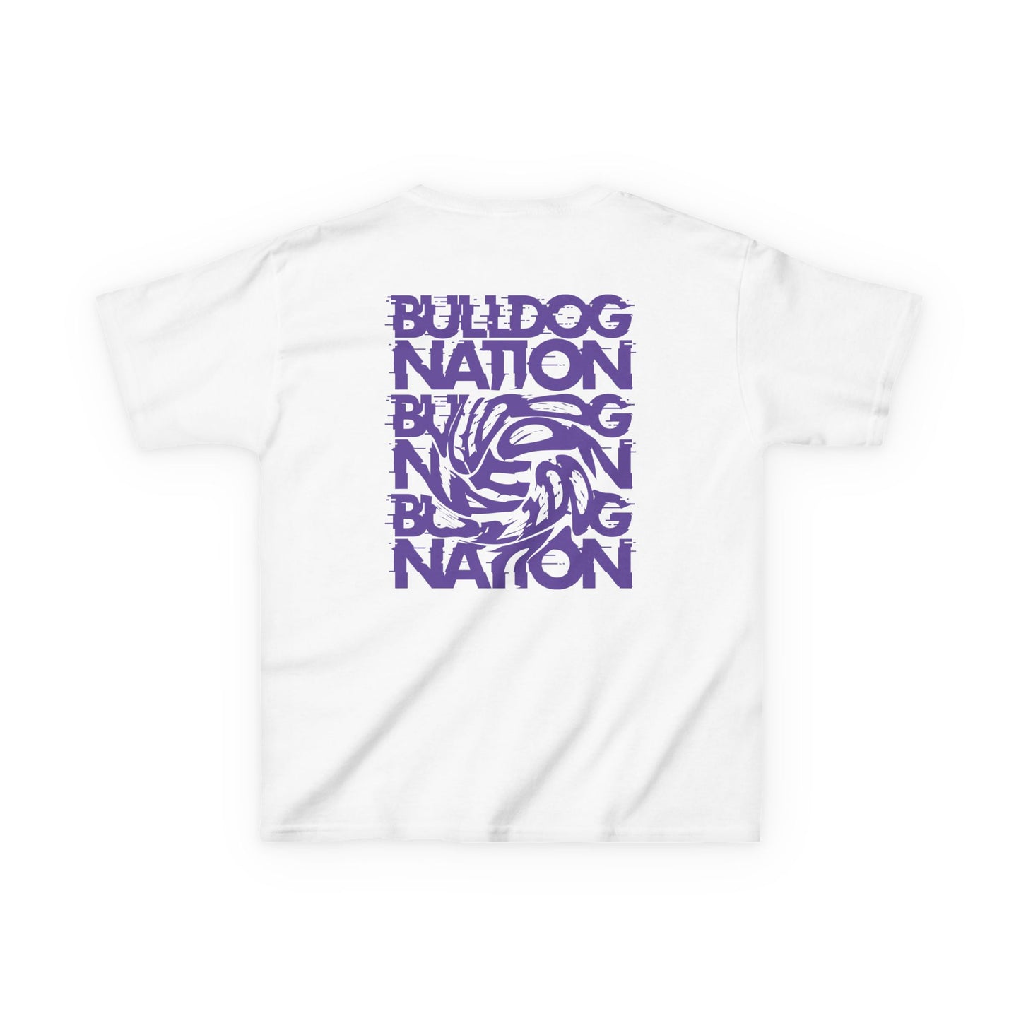 Bulldog Nation Glitch'd Out Youth T-Shirt