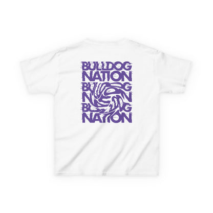 Bulldog Nation Glitch'd Out Youth T-Shirt