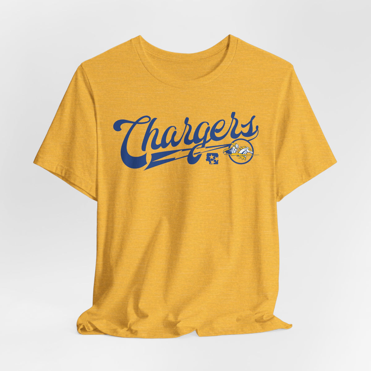 Chargers Vintage Baseball Script T-Shirt