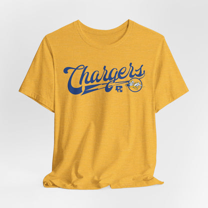 Chargers Vintage Baseball Script T-Shirt