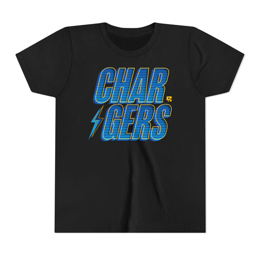 Chargers Retro Fade Youth Tee
