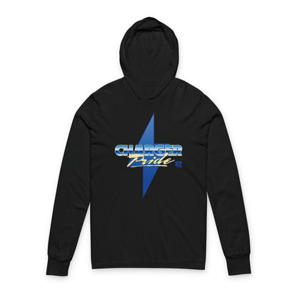 Synthwave Charger Pride Hooded T-Shirt