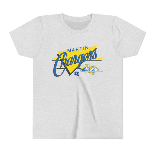 Martin Chargers 90s Triangle Youth Tee