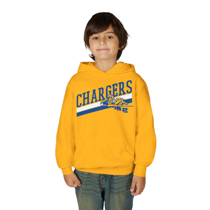 Chargers Slanted Youth Hoodie