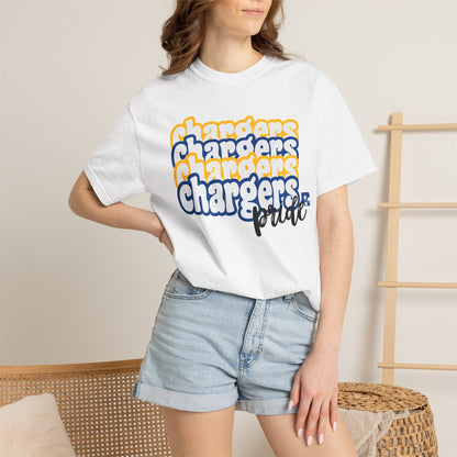 Chargers Bubbly Pride T-Shirt