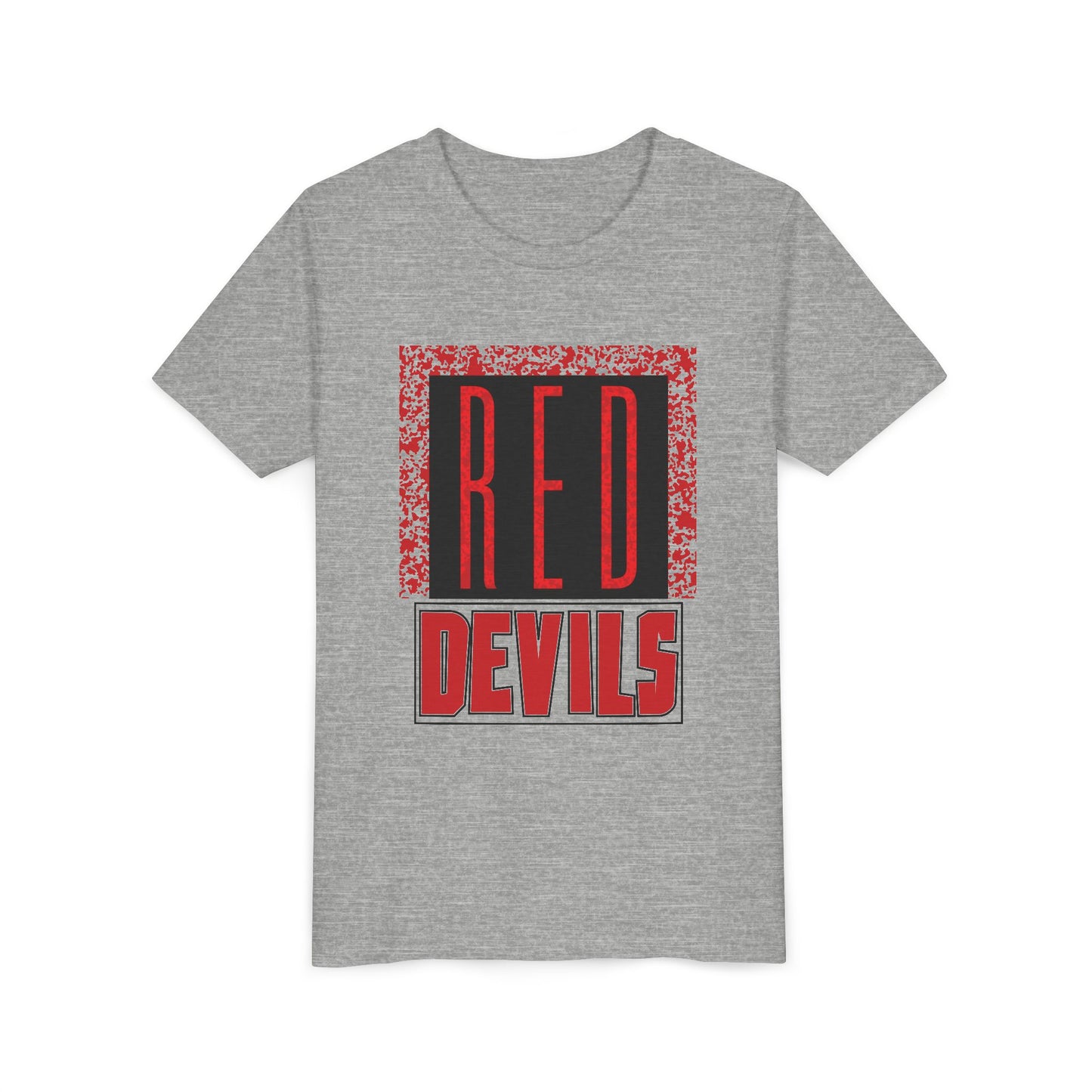 Red Devils Funky Grunge Youth Tee