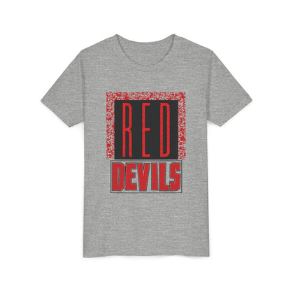 Red Devils Funky Grunge Youth Tee