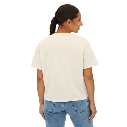 WHS Chargers Ladies's CroppedBoxy Tee