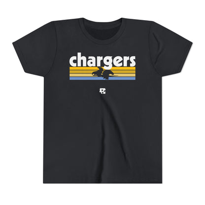 Chargers Logo Knockout Youth Tee