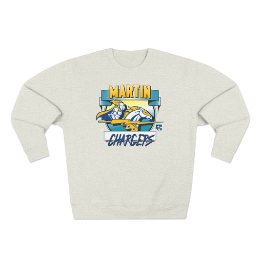Martin Chargers Gradient Circle Fleece