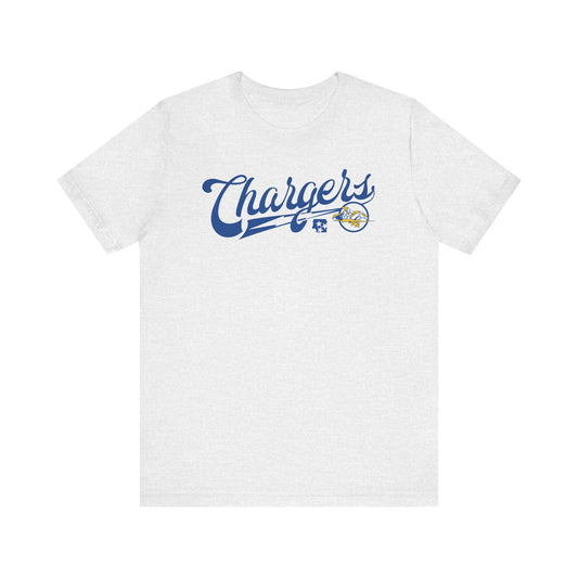 Chargers Vintage Baseball Script T-Shirt