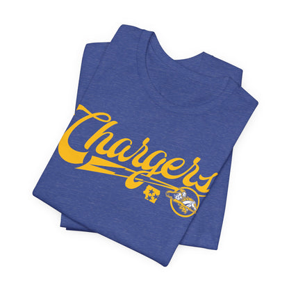 Chargers Vintage Baseball Script T-Shirt