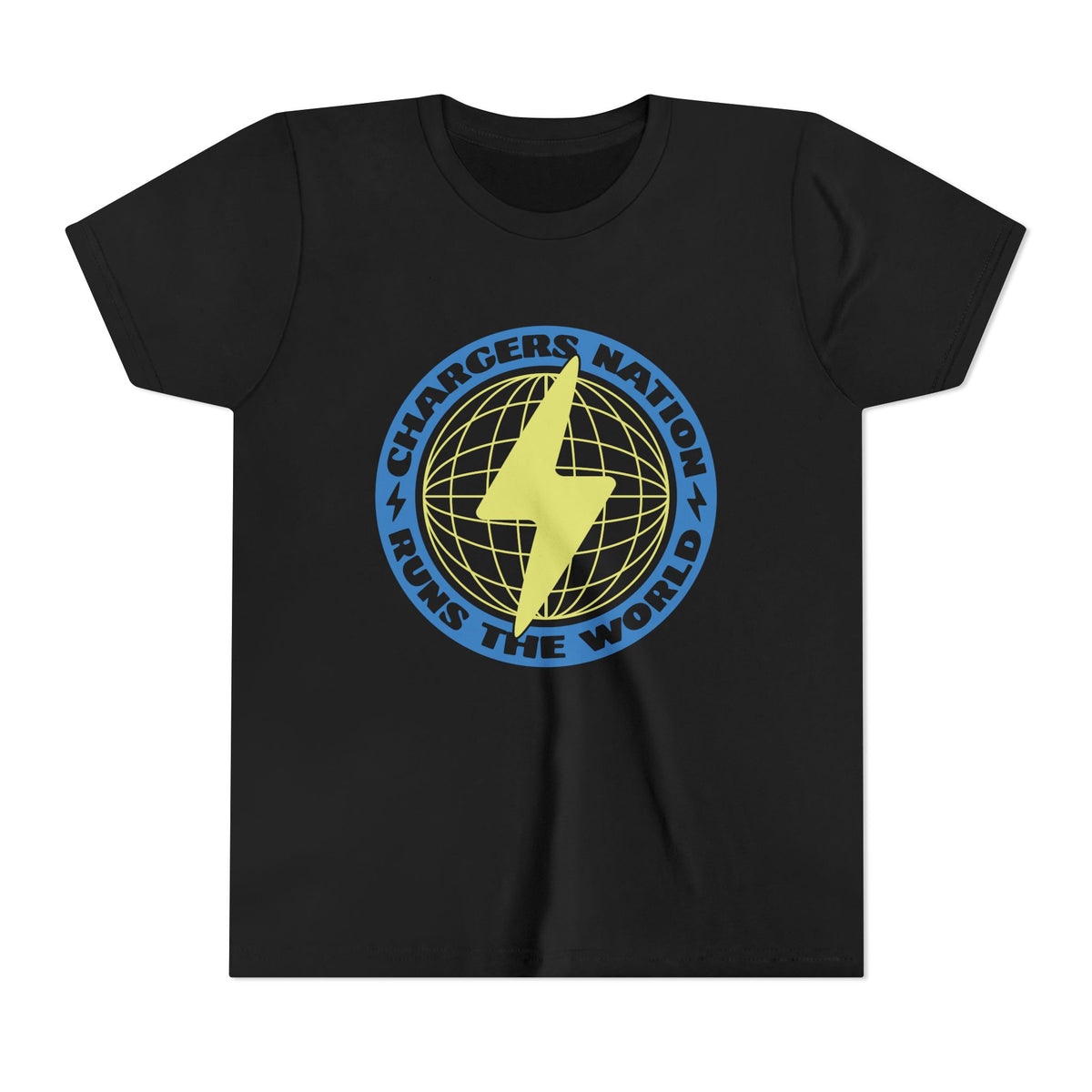 Chargers Nation Runs The World Youth Tee