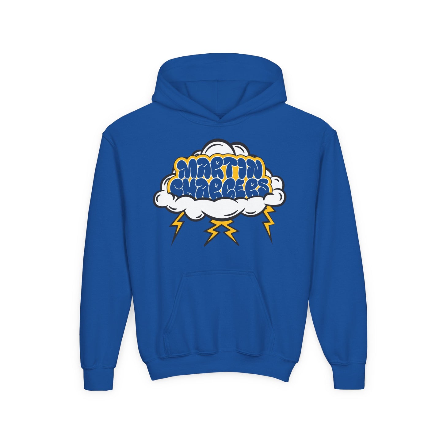 Martin Chargers Graffiti Cloud Youth Hoodie