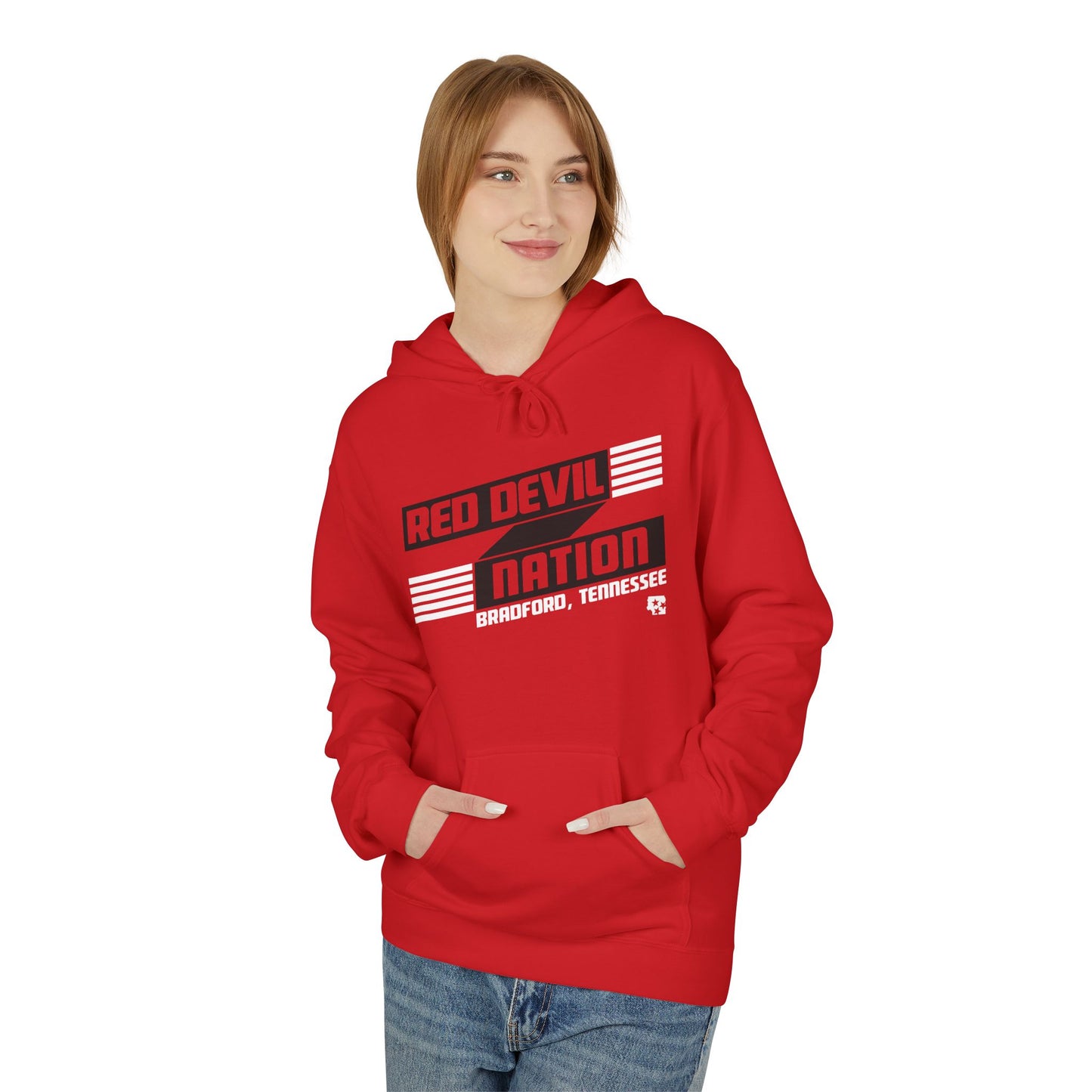 Red Devil Nation Banner Hoodie