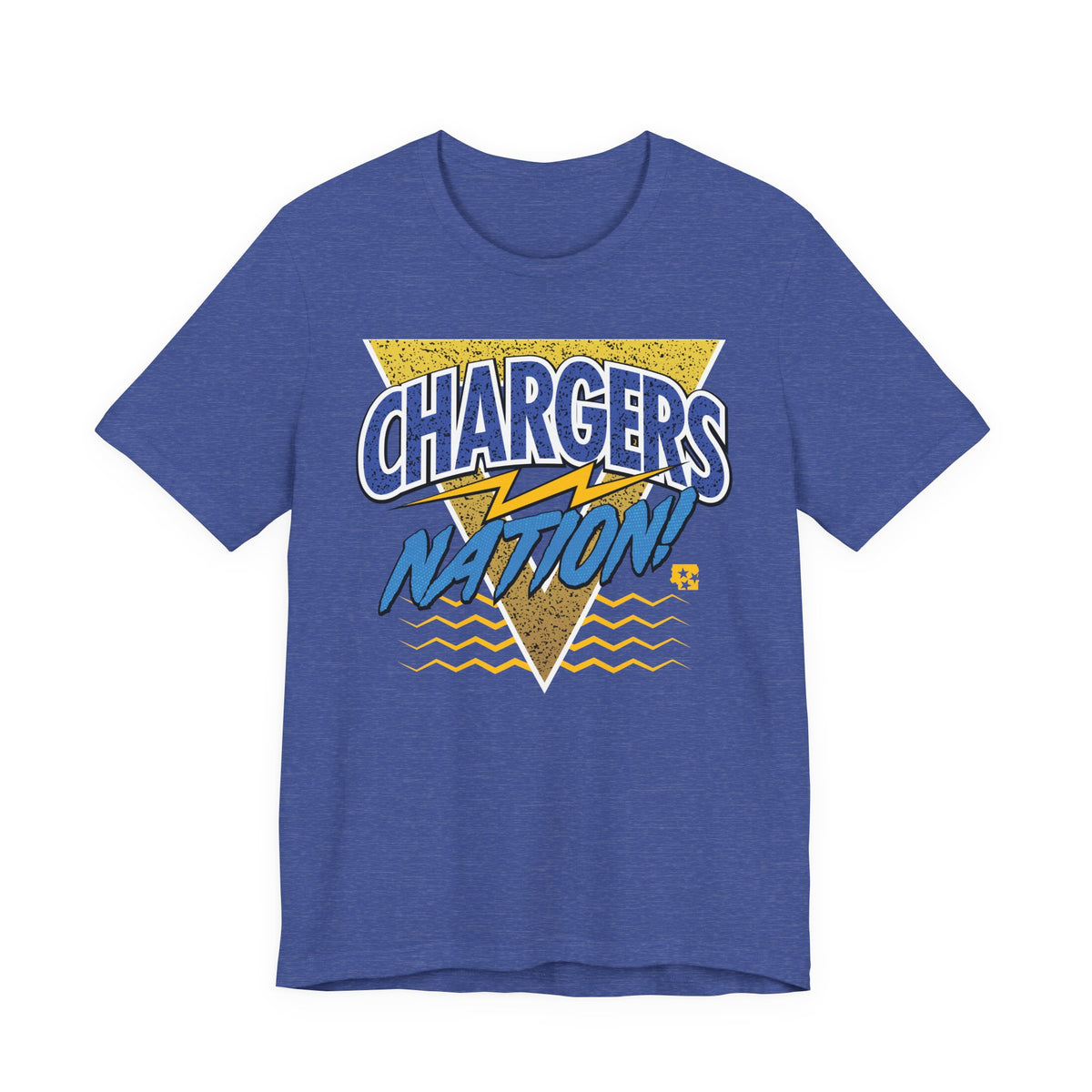 Chargers Nation Memphis Pattern T-Shirt