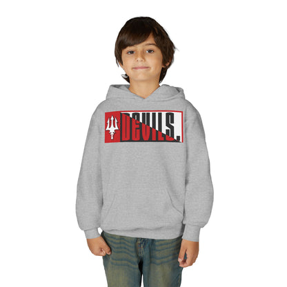 Devils Split Box Youth Hoodie