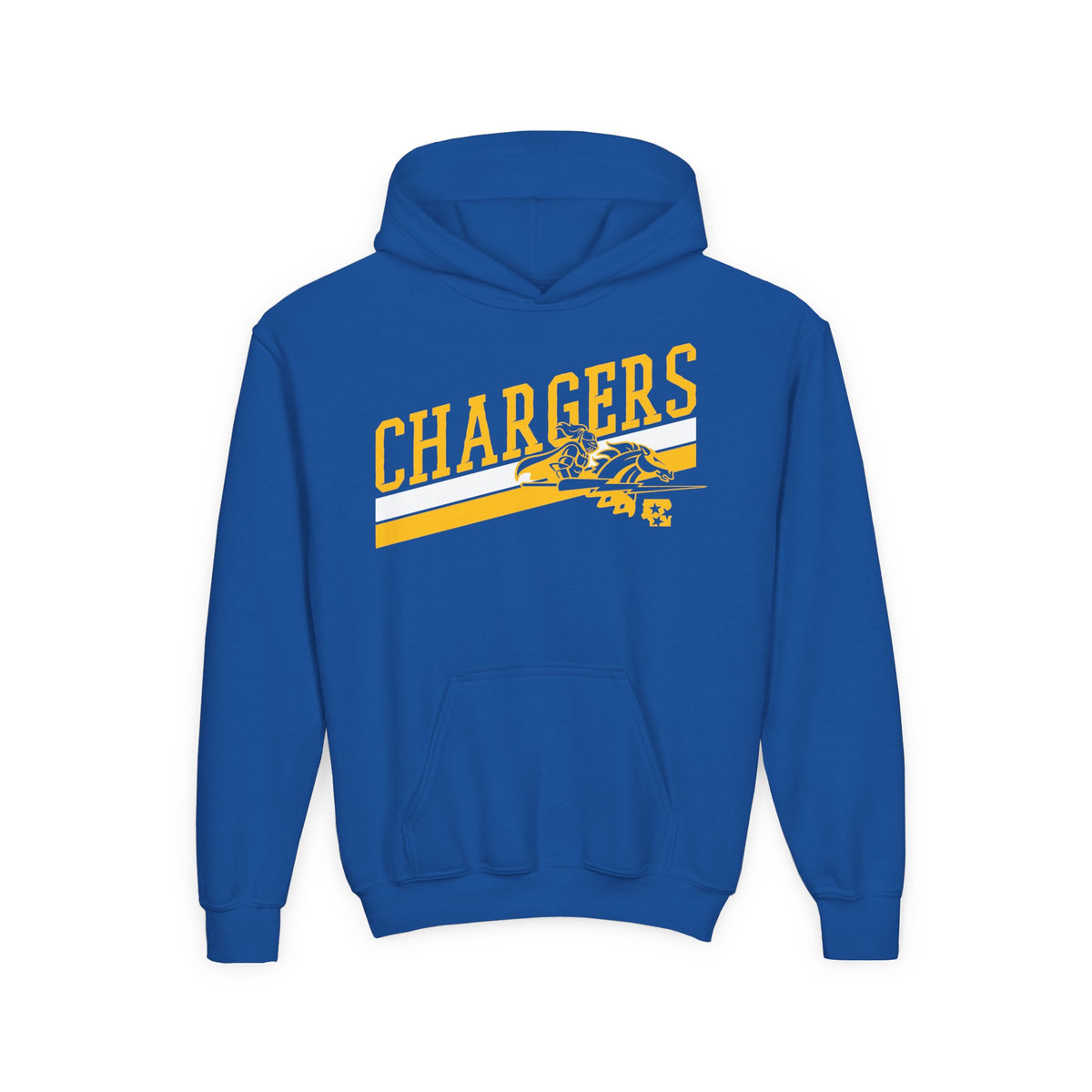 Chargers Slanted Youth Hoodie