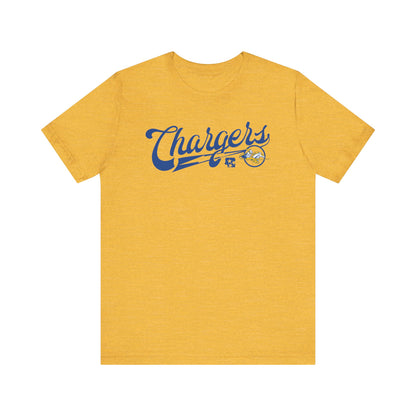 Chargers Vintage Baseball Script T-Shirt