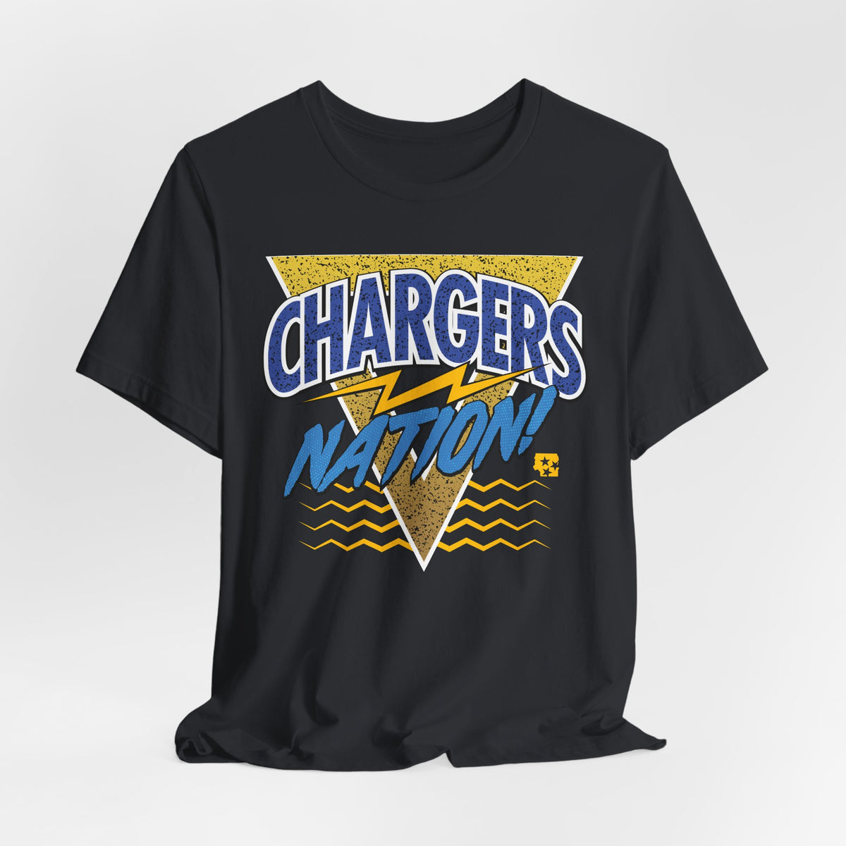Chargers Nation Memphis Pattern T-Shirt