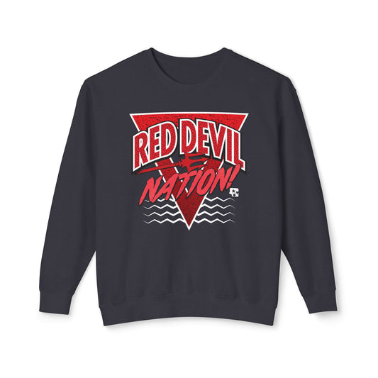 Red Devil Nation 90s Memphis Pattern Fleece
