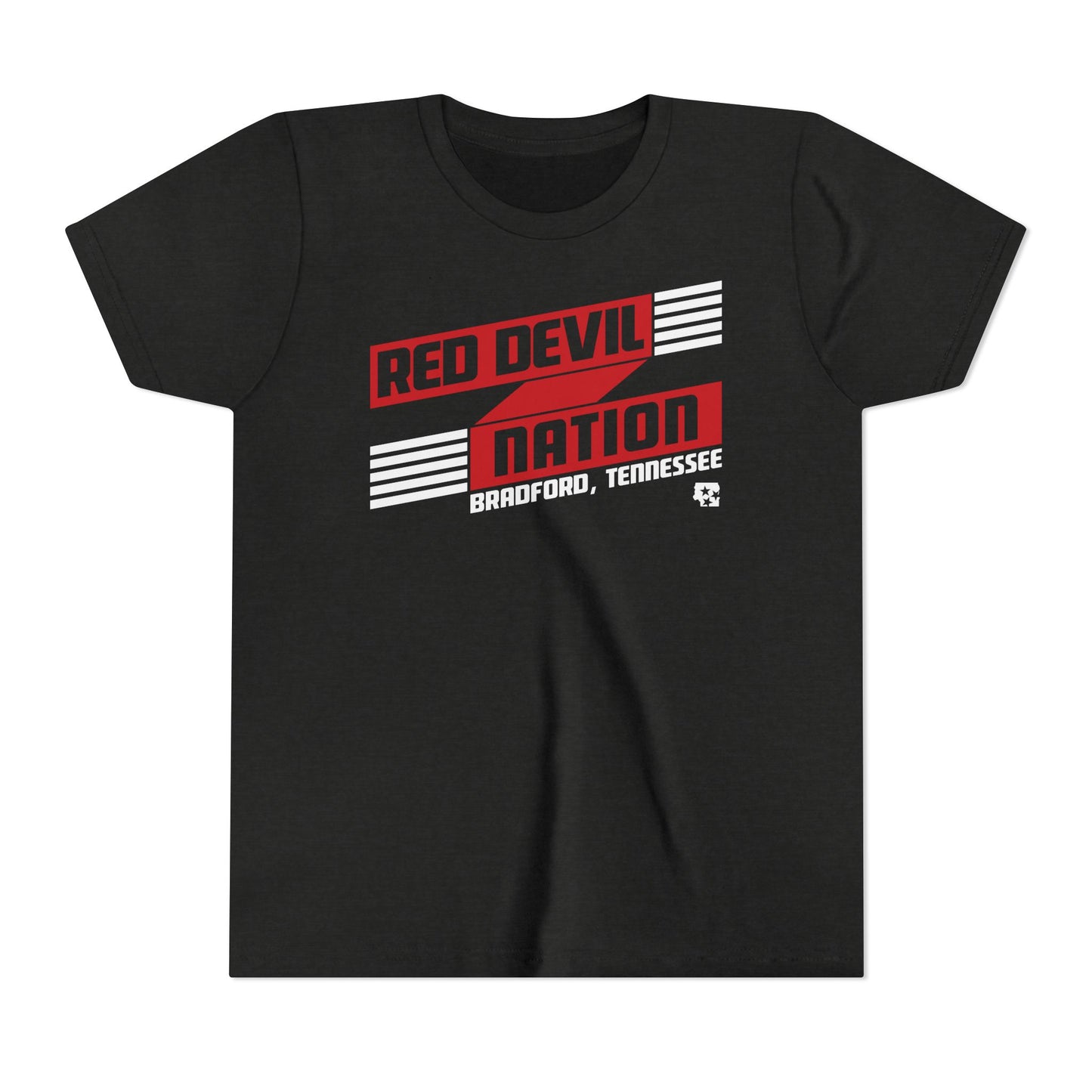 Red Devil Nation Banner Youth Tee
