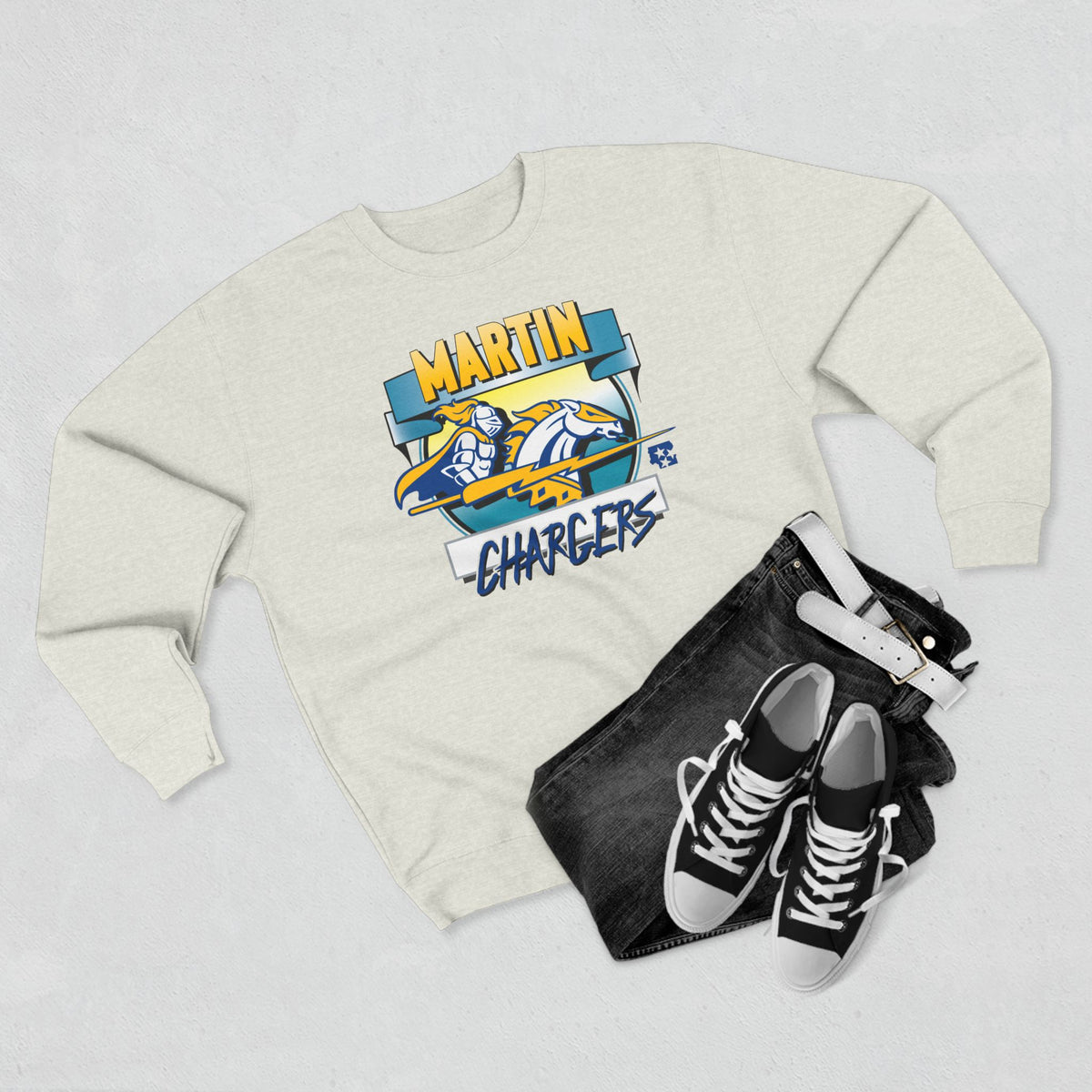 Martin Chargers Gradient Circle Fleece