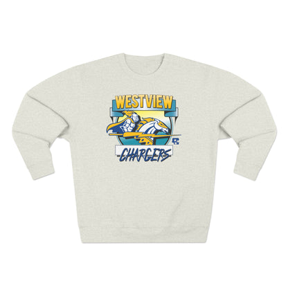 Westview Chargers Gradient Circle Fleece