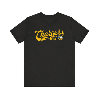 Chargers Vintage Baseball Script T-Shirt