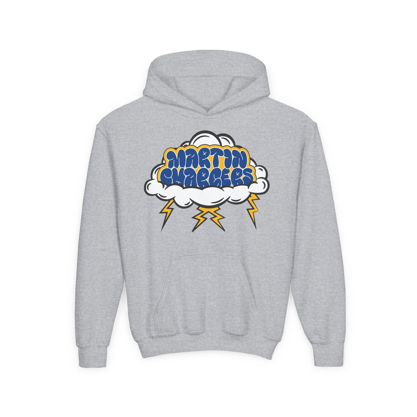 Martin Chargers Graffiti Cloud Youth Hoodie