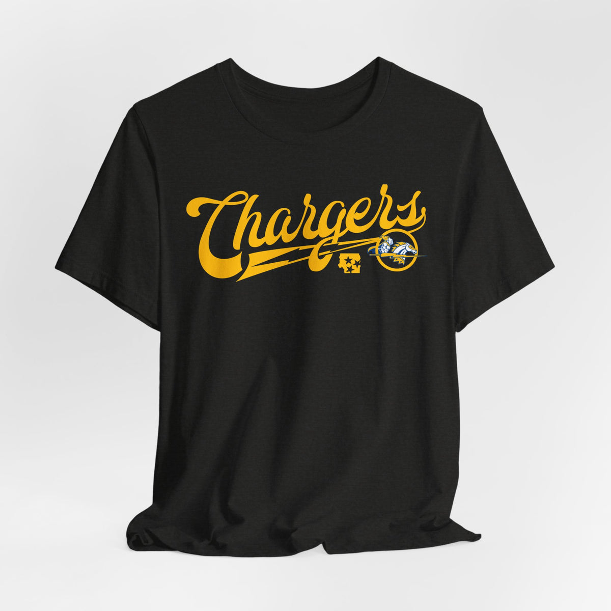 Chargers Vintage Baseball Script T-Shirt