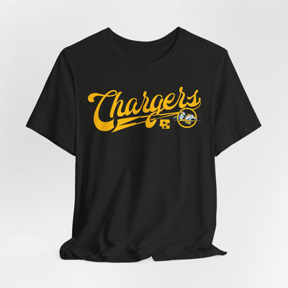 Chargers Vintage Baseball Script T-Shirt