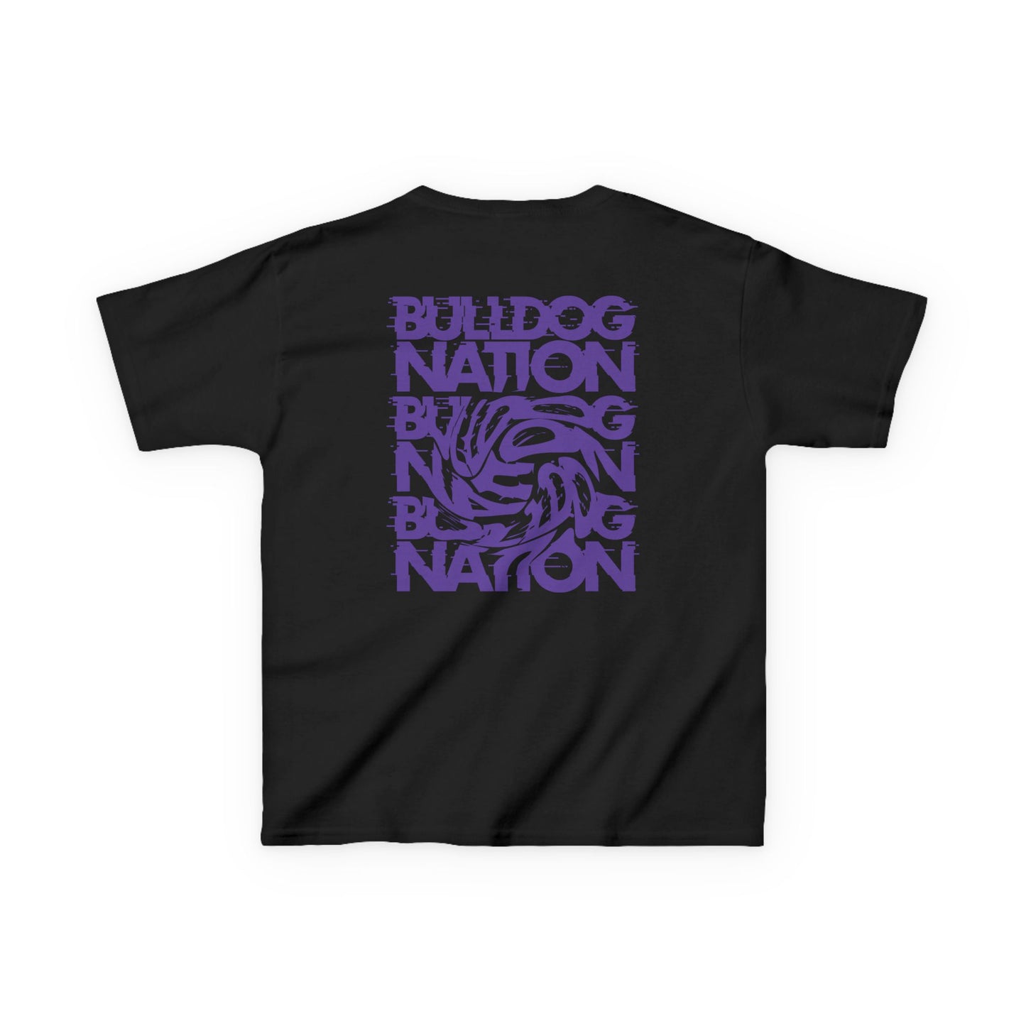 Bulldog Nation Glitch'd Out Youth T-Shirt