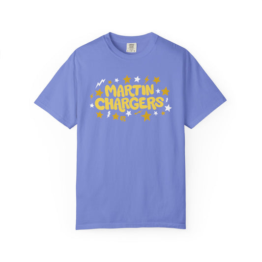 Martin Chargers Bubbles T-Shirt