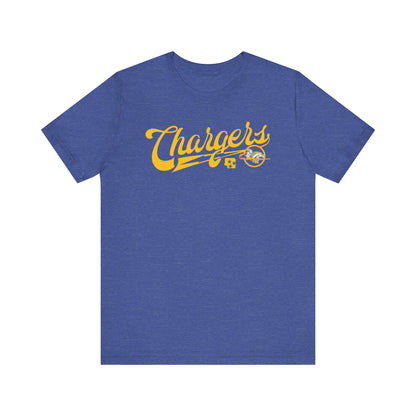 Chargers Vintage Baseball Script T-Shirt