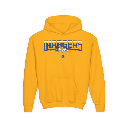 Chargers Bolted Youth Hoodie