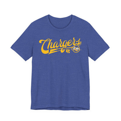 Chargers Vintage Baseball Script T-Shirt