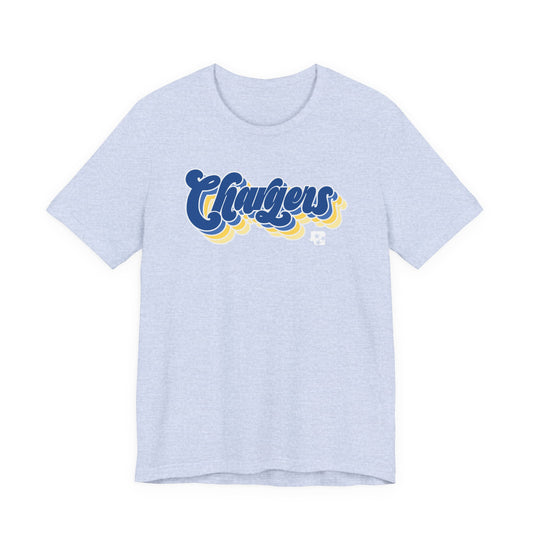 Retro Chargers Script T-Shirt