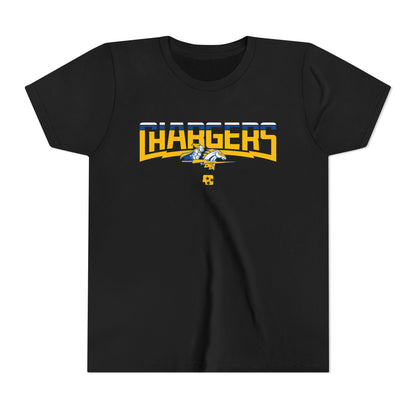 Chargers Bolted Youth Tee