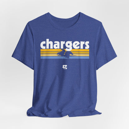 Chargers Logo Knockout T-Shirt