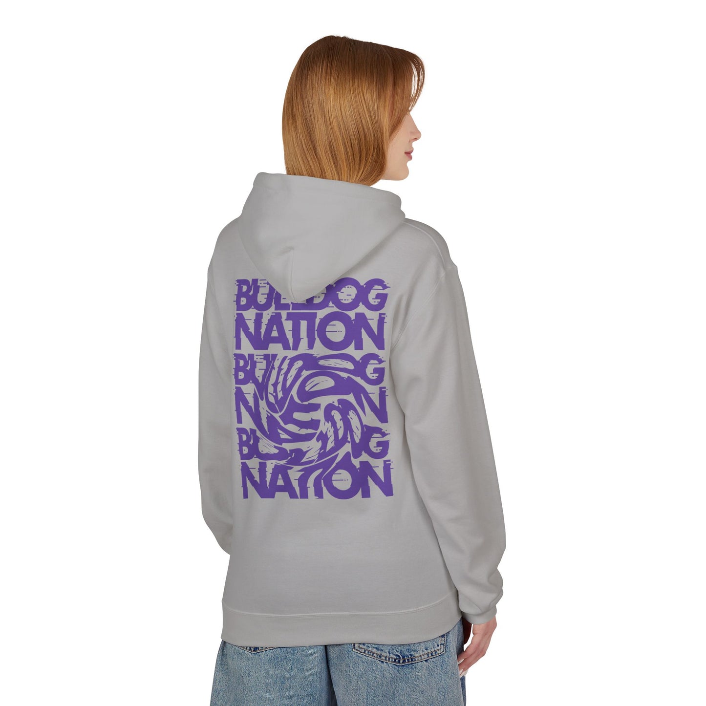Bulldog Nation Glitch'd Out Hoodie